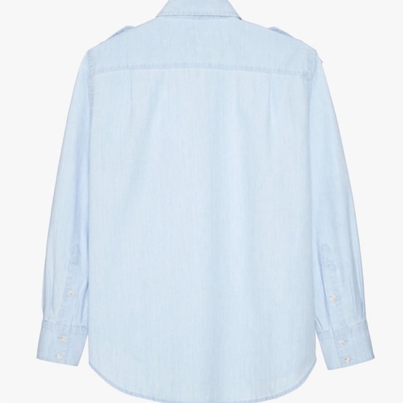 Zara Oversized Denim Shirt Limited Edition - Picture 7 of 8